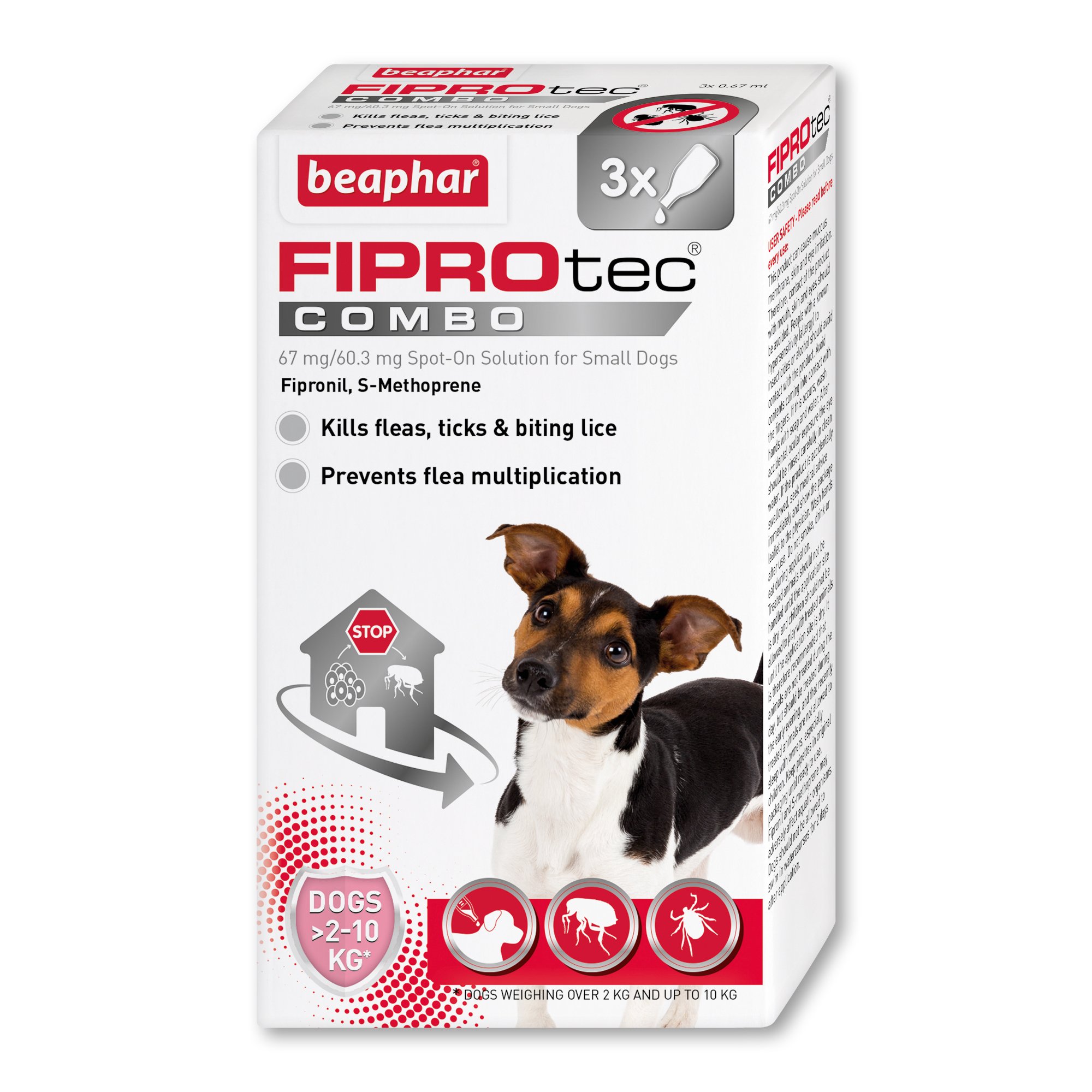 Beaphar Fiprotec Combo Dog 3 Pipettes