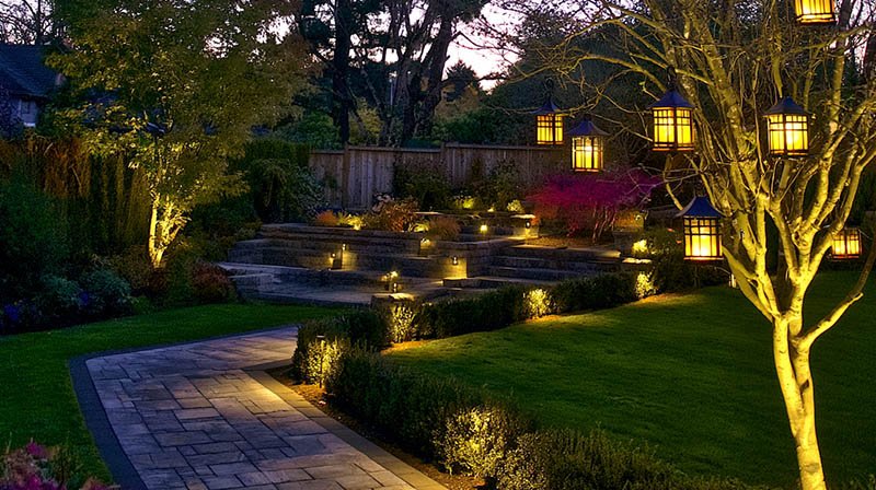 Garden lighting ideas