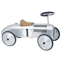 Children's Ride-on Silver Car