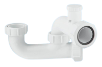 McAlpine 1 1/2" x 50mm Seal Anti-Syphon Bath Trap with Cleaning Eye SM10V