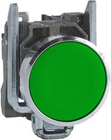  Industrial Pushbutton Switch, Harmony XB4 Series, SPST-NO, Momentary Spring Return, Screw Clamp