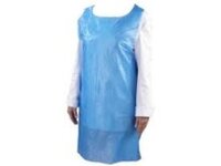 PE Disposable Apron Heavyweight 50 Micron Blue (Box of 500) (Flat Packed 70x120)