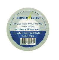10 MTR 19MM PVC INSULATING TAPE WHITE