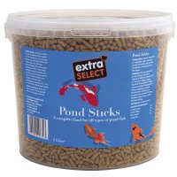 Extra Select Natural Pond Sticks In Bucket 5ltr
