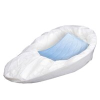 This Disposable Bed Pan Liner features absorbent hygienic bags and drawstrings