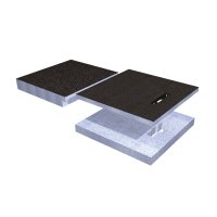 Abacus Elements Concept Kit 1L Raised Wetroom Linear Drain with Installation Kit 1850 x 900 x 130mm