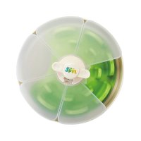 Pet Dream House Spin Interactive Feeder Tricky UFO Maze with Twister Lid Green