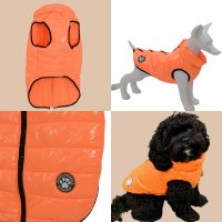 Doggy Concepts Puffer Coat Neon Orange Medium 40cm x 1