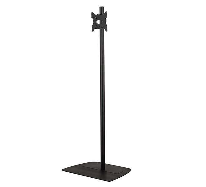 BT8571 floor stand with single &Oslash;50mm pole and universal screen mounting system