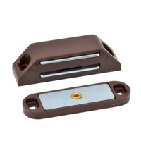 Magnetic Catch Brown Pack of 2
