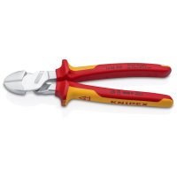 Knipex High Leverage Diagonal Cutter Insulated Multi-Comp. Grips VDE Chrome-Plated 200mm 74 06 200