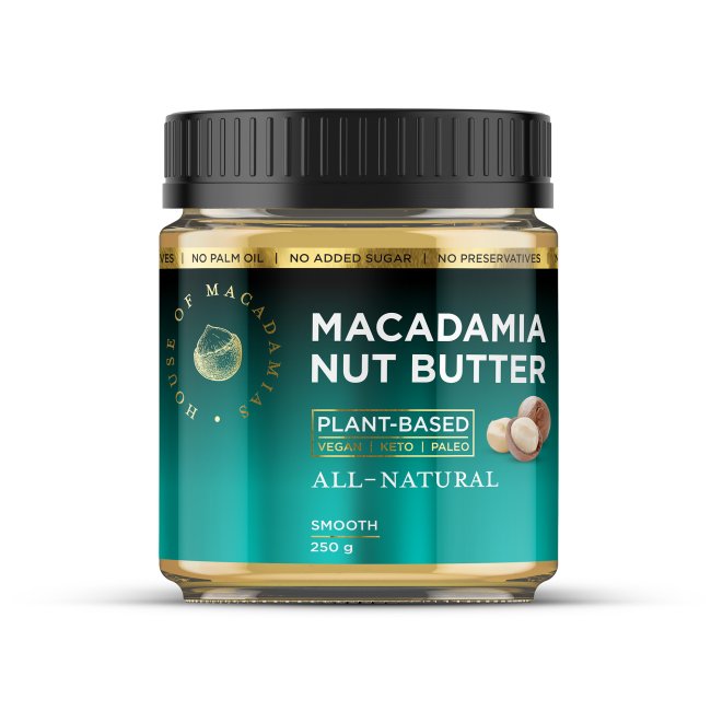 House of Macadamias Nut Butter All Natural X 8 X 250g cnfoods