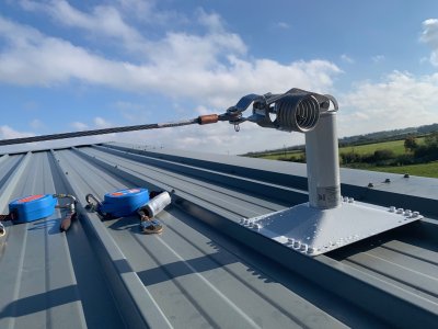 Lifeline System Installation for Solar Panel Works at Tipperary Water Treatment Plant