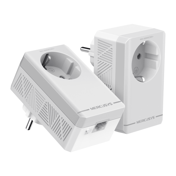 MERCUSYS MP300P KIT AV600 Powerline adapter front view