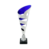 31cm Fox - Silver/Blue Cup