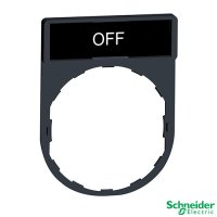 Telemecanique ZBY2312 Legend Plate Off