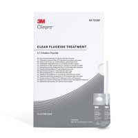 3M Clinpro Clear Fluoride Treatment Flavourless 0.5ml Unit Dose 100Pk