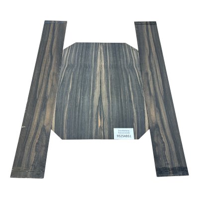 Guitar Back & Sides Cameroon Ebony - Jumbo - Selection 01