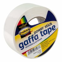 ProSolve GAFTW50 Gaffa Tape 50mm x 50m (White)