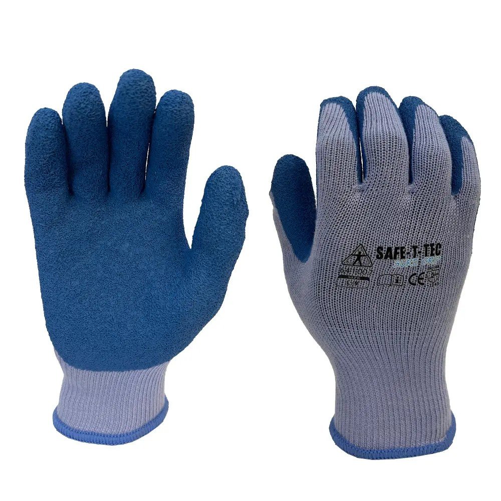 Latex Crinkle Grip Coated Glove