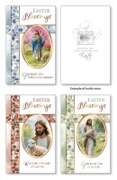 Easter Card with Gold Foil/3 Designs   (85706)