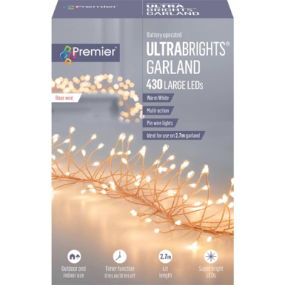 Christmas Lights Ultrabright White 430