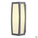 MERIDIAN BOX WALL LIGHT, ANTHRACITE GREY WITH SENSOR