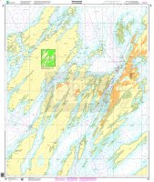 Norway Chart - 488 Br&oslash;nn&oslash;ysund med innseilinger