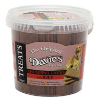 Davies Chomping Chews Beef 1.4kg Tub