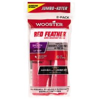 Wooster Jumbo-Koter Red Feather Mini Roller Sleeve (2 Pack)