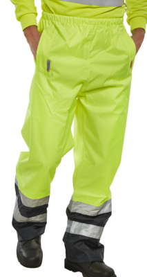 Belfry Breathable Hi Vis Trouser EN471 Yellow