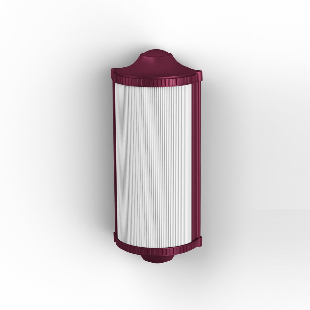 TROPHY OUTDOOR WALL WINE RED