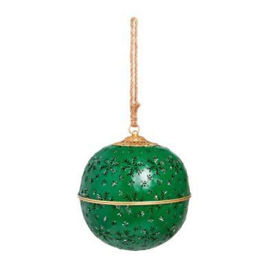 33CM Green Metal Star Cut Out Bell