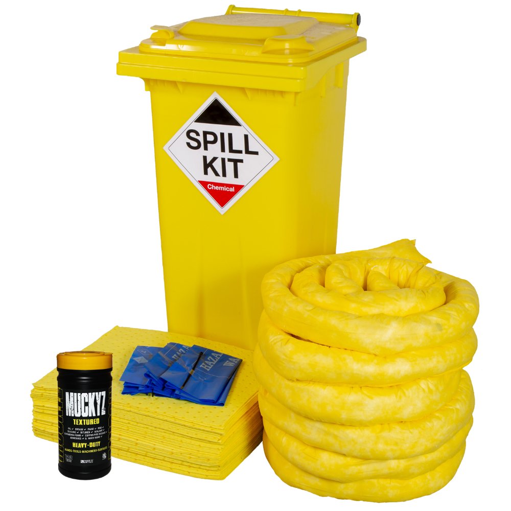 CHEMICAL KIT 120L YELLOW WHEELIE BIN