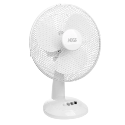 12" Oscillating Desk Fan