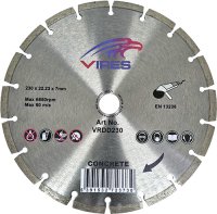 Vires Diamond Cutting Disc 230mm