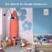 Kids Bedroom painted in Dulux Easycare Disney Stitch Experiment 626 