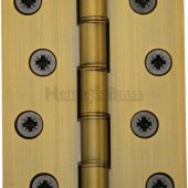 HG99-355-AT - Heritage Brass Hinge Brass With Phosphor Washers 4 x 3 Antique Brass Finish