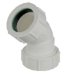 Waste Compression Bend 45deg 40mm EPU1123