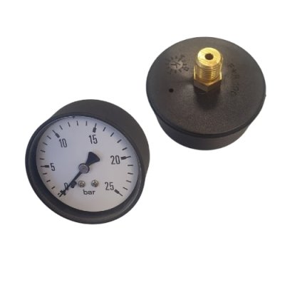 Manometer Ø63 0/25bar 1/4 axiaal