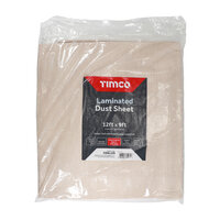 Timco Laminated Cotton Dust Sheet 3.6metre x 2.7metre