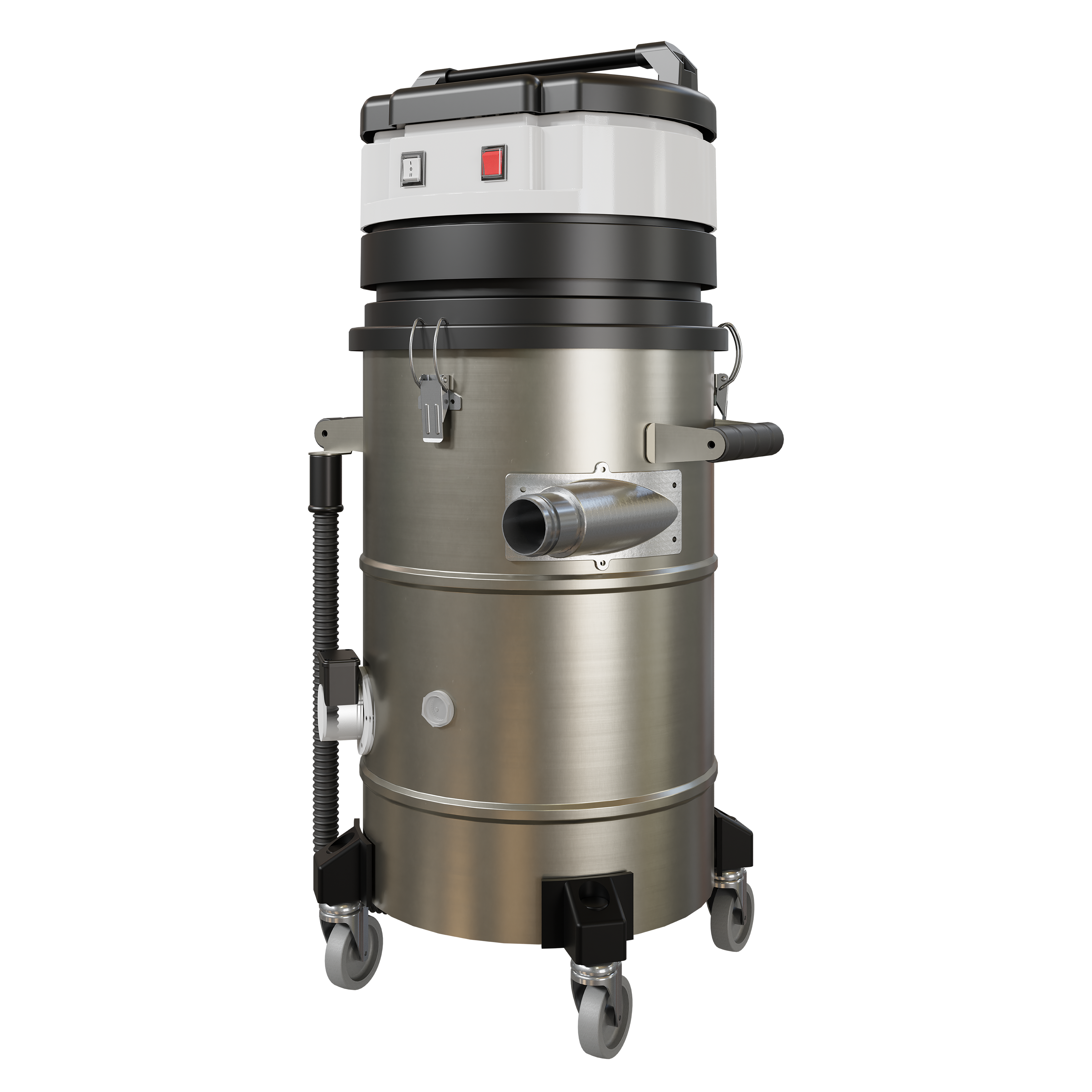 Industrial Vacuum - 2 single-phase brush motor, 40ltrs