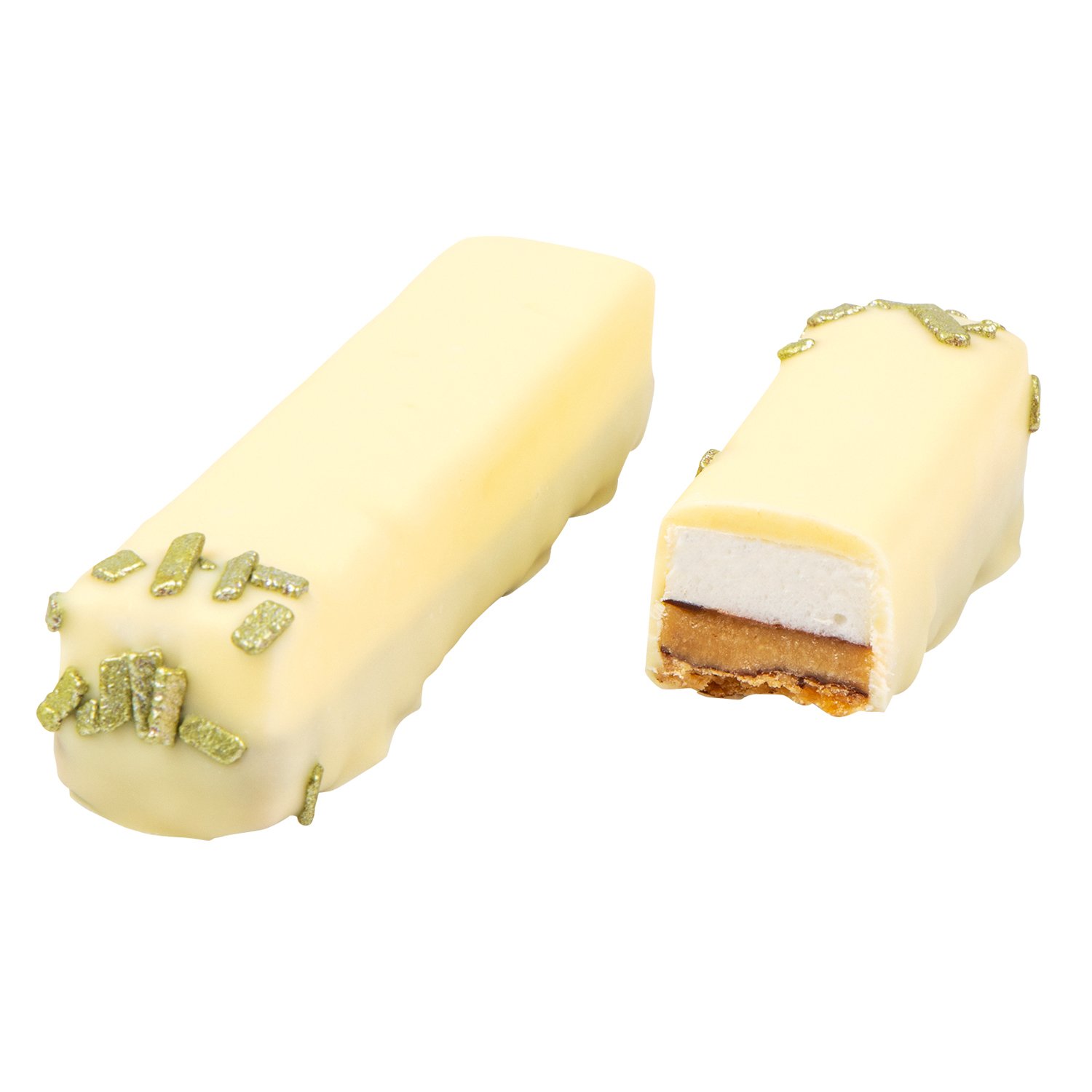 Mallows - Mallow Cookie Batons - caramel covered in white chocolate 42g x 24pcs
