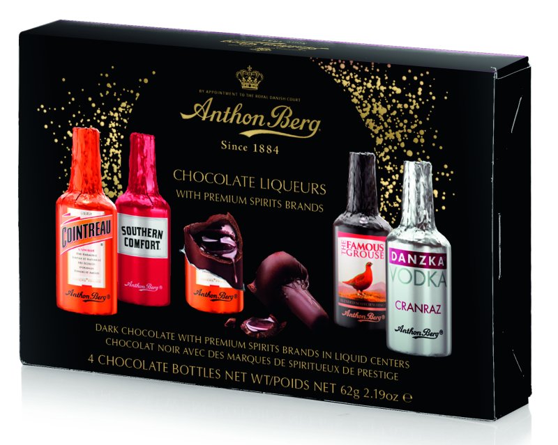 Anthon Berg 4pc chocolate liqueurs 14x62g House of Sarunds