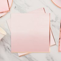Rose Gold & Pink Ombre Paper Napkins - Pack of 16