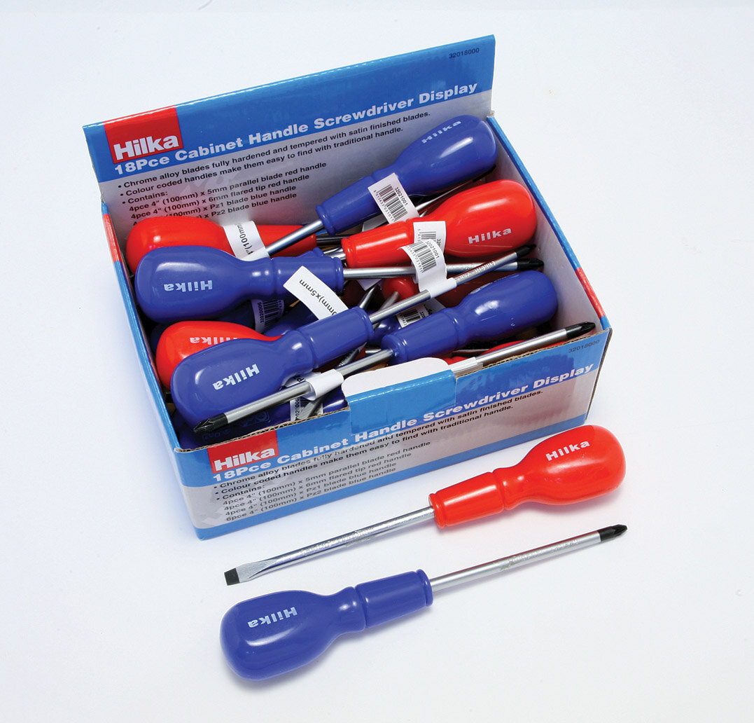 HILKA 18 PCE CABINET HANDLE SCREWDRIVER