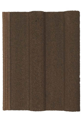 Double Roman Roof Tile Antique Brown