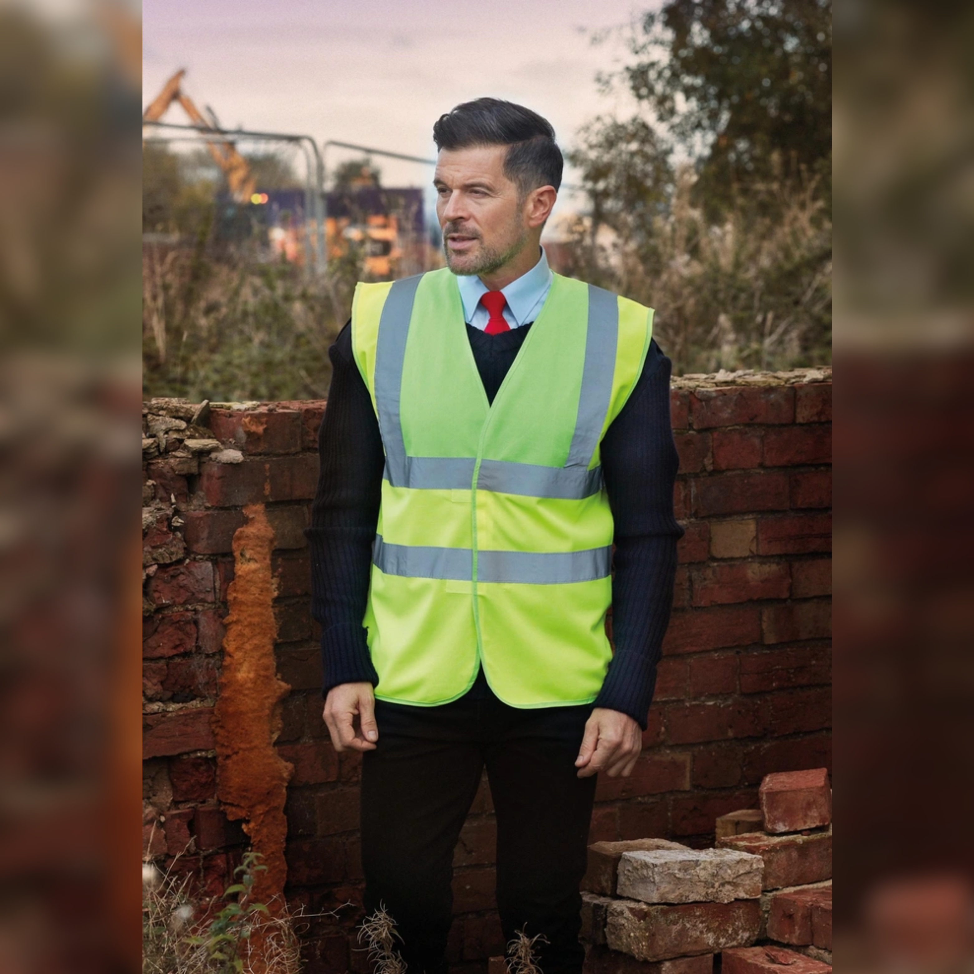Yoko Hi Vis 2 Band Vest