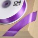 Double Sided Satin Ribbon Purple - 3mm x 25m
