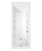 CUBO 1600X700 SINGLE ENDED 8 JET BATH